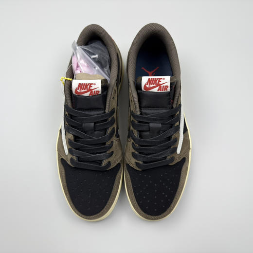 春季特惠💰430 公司级 # Travis Scott x Air Jordan 1 AJ1乔1低帮倒钩 商品图4