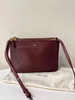 CELINE trio 小号 酒红色 羊皮 三层包 商品缩略图0