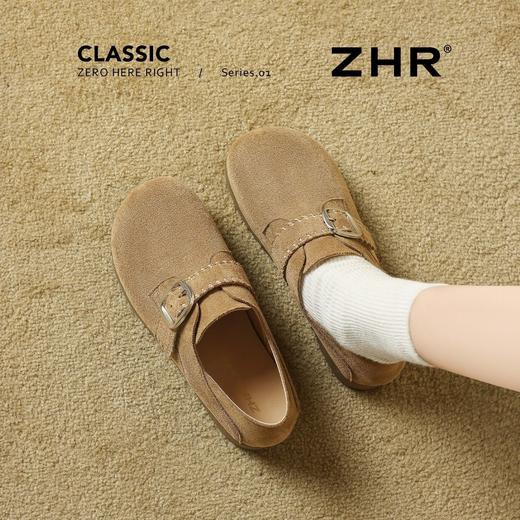 ZHR则则复古全包勃肯鞋女鞋2025新款一脚蹬袋鼠勃肯鞋两穿休闲鞋 商品图1