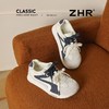 ZHR则则圆头双鞋带厚底德训鞋经典休闲百搭显脚小秋季网面鞋KD87 商品缩略图1