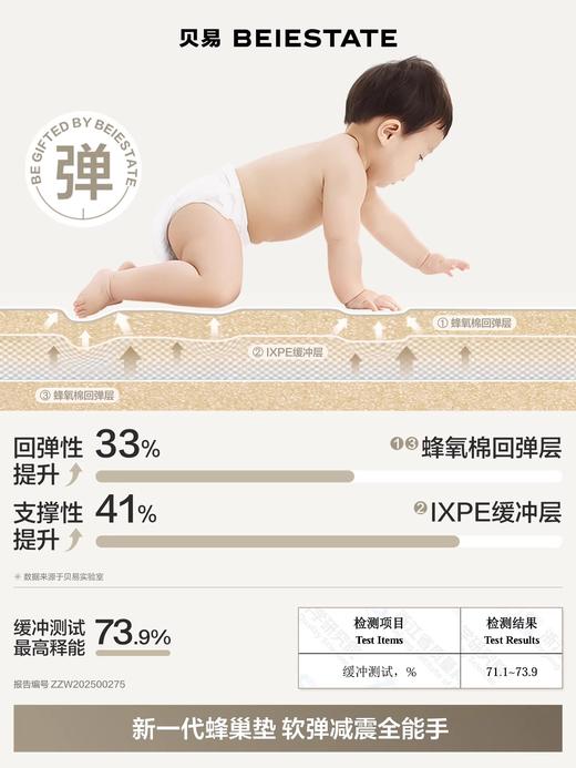 贝易 爬行垫 宝宝婴儿爬爬垫加厚打地铺IXPE蜂氧棉早教中心儿童地垫（无质量问题不支持7天无理由退货，介意慎拍） 商品图1