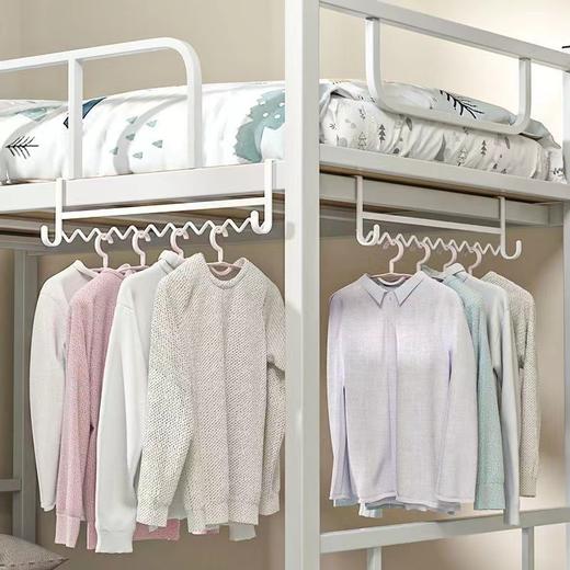 【宿舍再也不乱了❗新升级波浪宿舍挂衣架】大学宿舍好物挂衣架衣服挂钩神器床上置物钩衣架下铺寝室上铺挂架。rg 商品图1