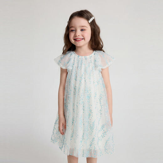 笛莎/Deesha 2026年夏季新款女童小童精致公主连衣裙裙子 商品图1
