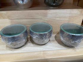 百花鎏银浮纹杯