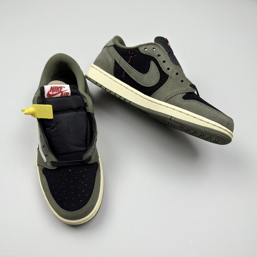 春季特惠💰430 公司级 # Travis Scott x Air Jordan 1 AJ1乔1低帮倒钩 商品图2
