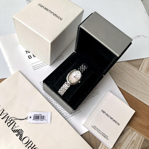原单阿玛尼白月光手表石英表 商品图4
