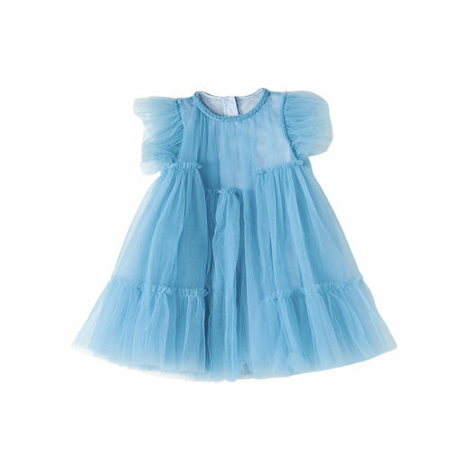 笛莎/Deesha 2026年夏季新款女童小童高光高定连衣裙纱裙裙子 商品图4