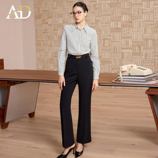 AD高端品牌职业装套装女春2026新款高级感正式场合衬衫西裤两件套 商品图1