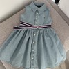 点此购买 拉夫夏季女童水洗无袖收腰牛仔连衣裙 md 340887 商品缩略图9