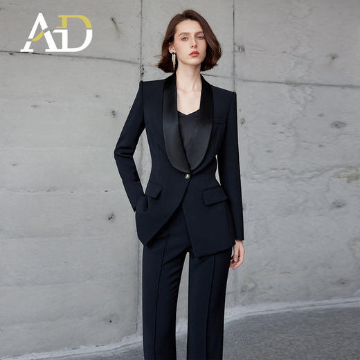 AD正式场合西装套装女春季2026新款高级感商务通勤职场穿搭一整套 商品图3