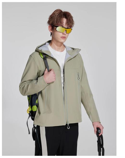 【防泼防污 兼具颜值和功能】轻盈有型情侣百搭软壳外套（A87-DQC6622） 商品图14