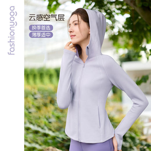 F16801休闲气质连帽外套 商品图3