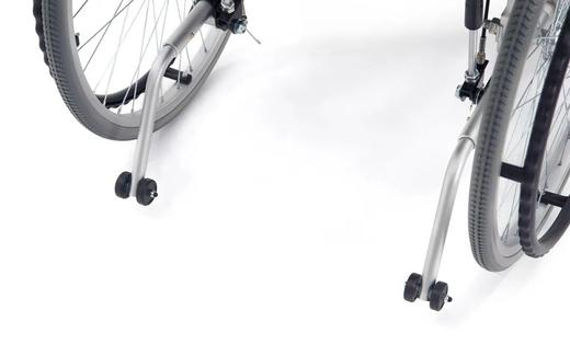 日本MIKI轮椅轻便折叠坐高扶手可调多功能老人专用代步轮椅 商品图6