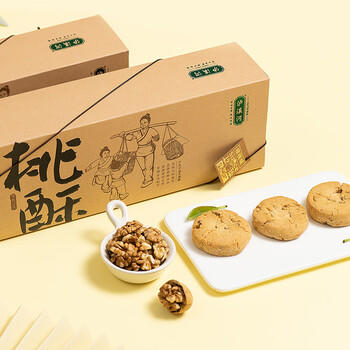 泸溪河原味经典功夫桃酥320g 节日礼品面包糕点心礼盒休闲零食 /休闲食品 /中式糕点 /桃酥 商品图4