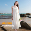 三彩2026春季新款方领无袖背心裙A字裙连衣裙简约大摆长裙气质M 商品缩略图2