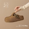 ZHR则则卡皮巴拉风勃肯鞋女2026春秋季复古轻便面包鞋增高包头拖鞋 商品缩略图4
