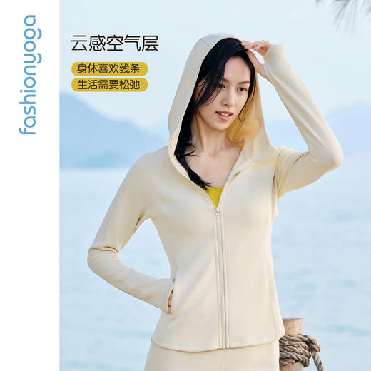 F16801休闲气质连帽外套 商品图1