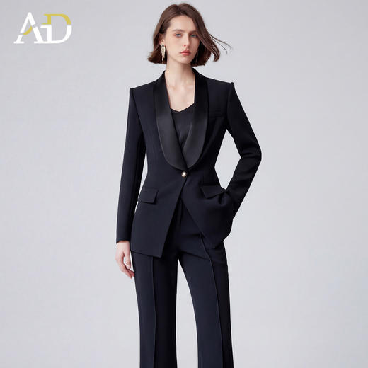 AD正式场合西装套装女春季2026新款高级感商务通勤职场穿搭一整套 商品图0