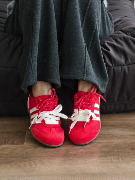 ELLE新软弹内增高复古三条杠软底德训鞋 商品图2