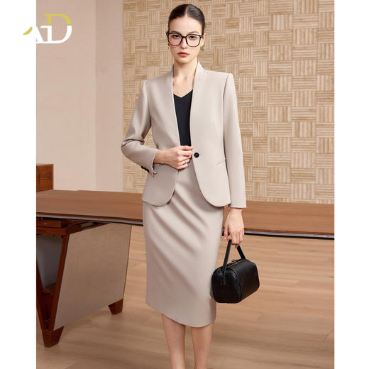 AD高端精致西装套装女春季2026新款爆款高级感正式场合两件套裙子 商品图2