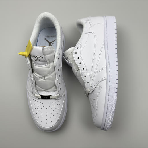 春季特惠💰430 公司级 # Travis Scott x Air Jordan 1 AJ1乔1低帮倒钩 商品图4