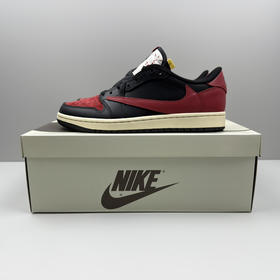 春季特惠💰430 公司级 # Travis Scott x Air Jordan 1 AJ1乔1低帮倒钩