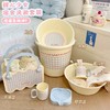 【宿舍洗漱套装❗一套搞定】法式甜心脸盆水桶套装多巴胺加厚洗衣盆泡脚盆家用学生宿舍洗漱。rg 商品缩略图2