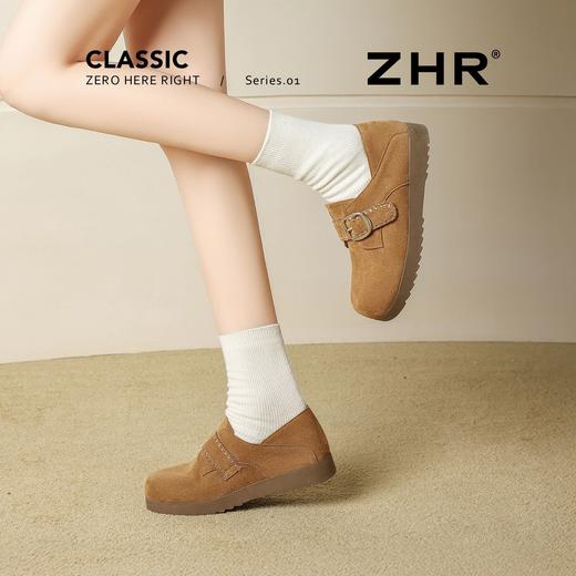 ZHR则则复古全包勃肯鞋女鞋2025新款一脚蹬袋鼠勃肯鞋两穿休闲鞋 商品图7