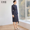 艾尚臣工装风长袖衬衫套裙女春季时尚牛仔蓝职业装优雅半裙两件套 商品缩略图3