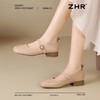 ZHR玛丽珍鞋女2025新款法式圆头浅口单鞋女时尚百搭平底ins小皮鞋 商品缩略图8
