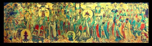 《手卷里的中国·朝元图》（金箔版），产品尺寸:300*15 CM，这才是中式美学的登峰造极之作！ 中国文物学会文物仿复制专业委员会特别监制推出， 商品图6