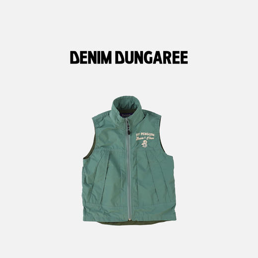 DD日本童装 DENIM DUNGAREE 26春夏复古拉链企鹅 PENNIE 马甲 商品图2