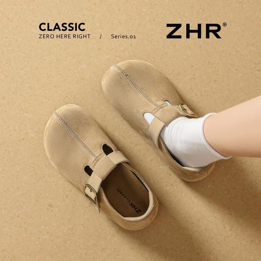 ZHR则则复古增高勃肯鞋女2026春秋季卡皮巴拉丑萌袋鼠鞋轻便休闲鞋 商品图6