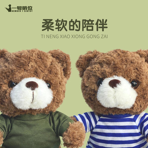 【体能小熊公仔】体能小熊公仔23cm毛绒公仔陪伴公仔送1个日富一日帆布袋y 商品图6
