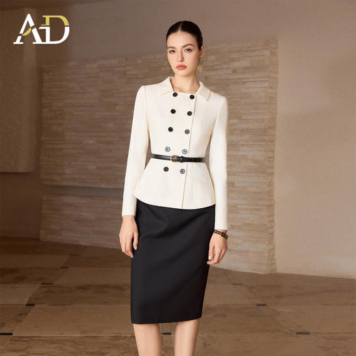 AD小香风西装套装女春季2026新款高级感职业装重要场合巨好看裙子 商品图0