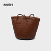 和诚行2026春季新款手提菜篮子法式复古手工编织水桶单肩包4420196 商品缩略图1