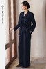 FUYAO扶摇直上 藏青色西装套装女轻奢优雅深色马甲三件套商务通勤 商品缩略图5