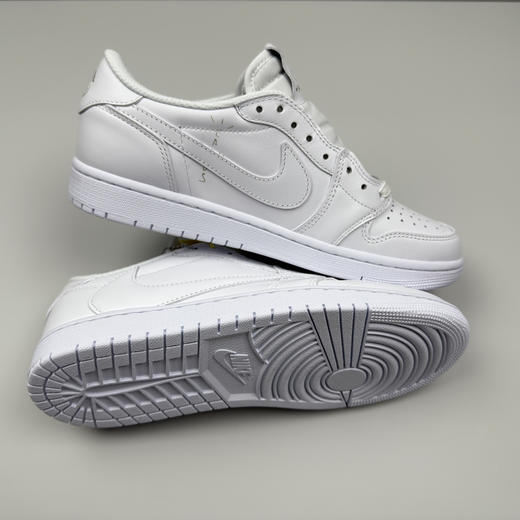 春季特惠💰430 公司级 # Travis Scott x Air Jordan 1 AJ1乔1低帮倒钩 商品图3