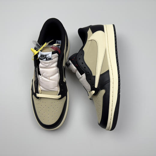 春季特惠💰430 公司级 # Travis Scott x Air Jordan 1 AJ1乔1低帮倒钩 商品图5