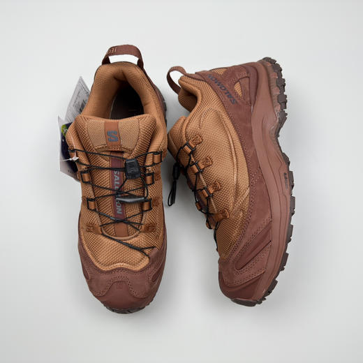 春季特惠💰460 萨某蒙 XA PRO 3D 网布皮革 JeongLi 联名款 XA PRO 3D 舒适百搭 耐磨透气抗冲击 低帮 户外功能鞋 男女同款 商品图5