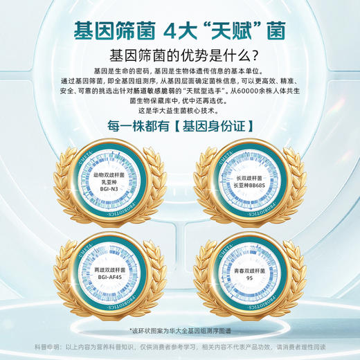 【优美达·畅青益生菌压片糖果】补充实力派双歧杆菌&拒绝“拉到扶墙起”！肠肠平衡稳“菌”心！（15袋/盒） 商品图3