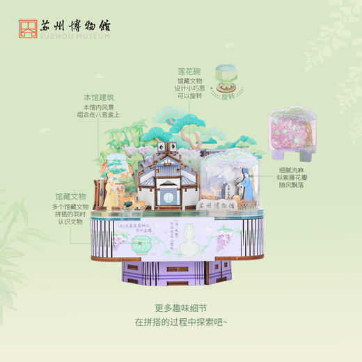 苏州博物馆 拼装八音盒/苏博雅集 商品图4