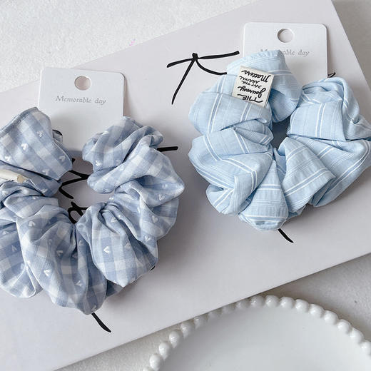 【积分兑】简约百搭浅春色系肠圈发圈-纪念日百货门店同款169260959 商品图2