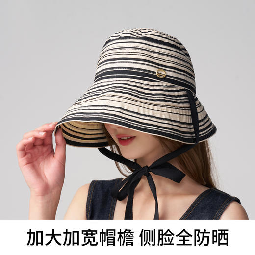 【云优选】卡蒙新款春夏前长后短大帽檐遮脸防晒渔夫帽KM-6258 商品图5