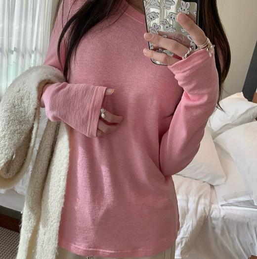 Triuuchu | 肌理皱皱棉万能打底T  凹凸褶皱自带呼吸感 软糯有筋骨  #6003 商品图5