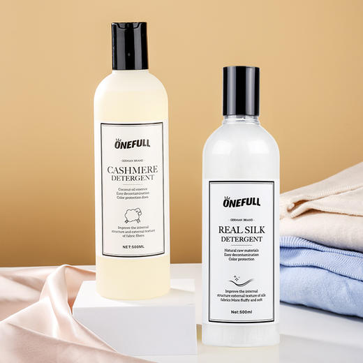 onefull羊毛/真丝/羽绒服/羊毛还原蓬松剂高端洗护系列(下单即赠羽绒服清洁湿巾12片/包*2包） 商品图6