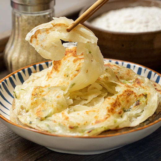 【好柒哒·手擀葱花饼 】人工擀面 千层百叠 薄如蝉翼 配料干净 外酥里韧 章丘大葱+山东小香葱 商品图3