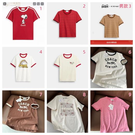 点此购买 蔻驰春夏季男女款短袖T恤合集 ye 340855 商品图0