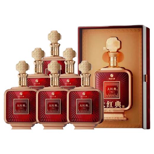 【源头直发】2024-2025年习酒 大红典鸿运 酱香型白酒 53度 500ml*6瓶整箱 商品图0