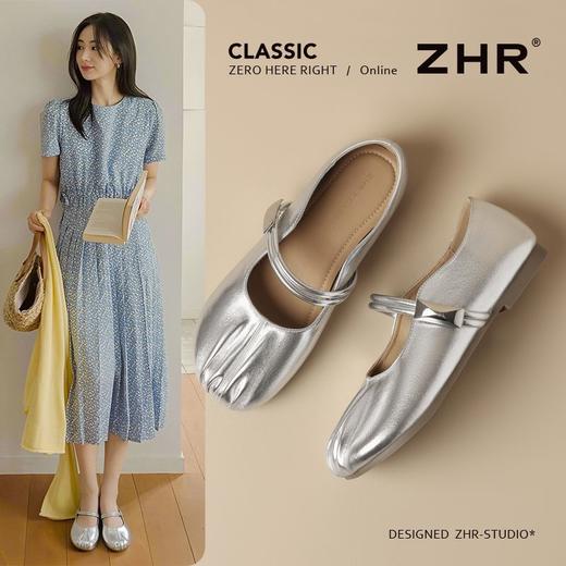 ZHR则则法式优雅平底玛丽珍鞋女2026新款洋气轻便爆款超软公主鞋 商品图2